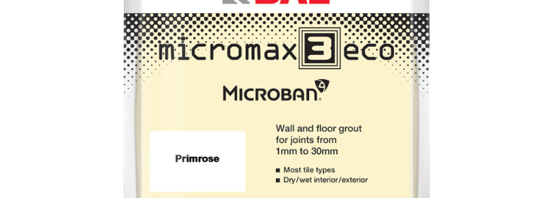 BAL Micromax3 Eco Flexible Tile Grout with Microban 5kg (Tornado